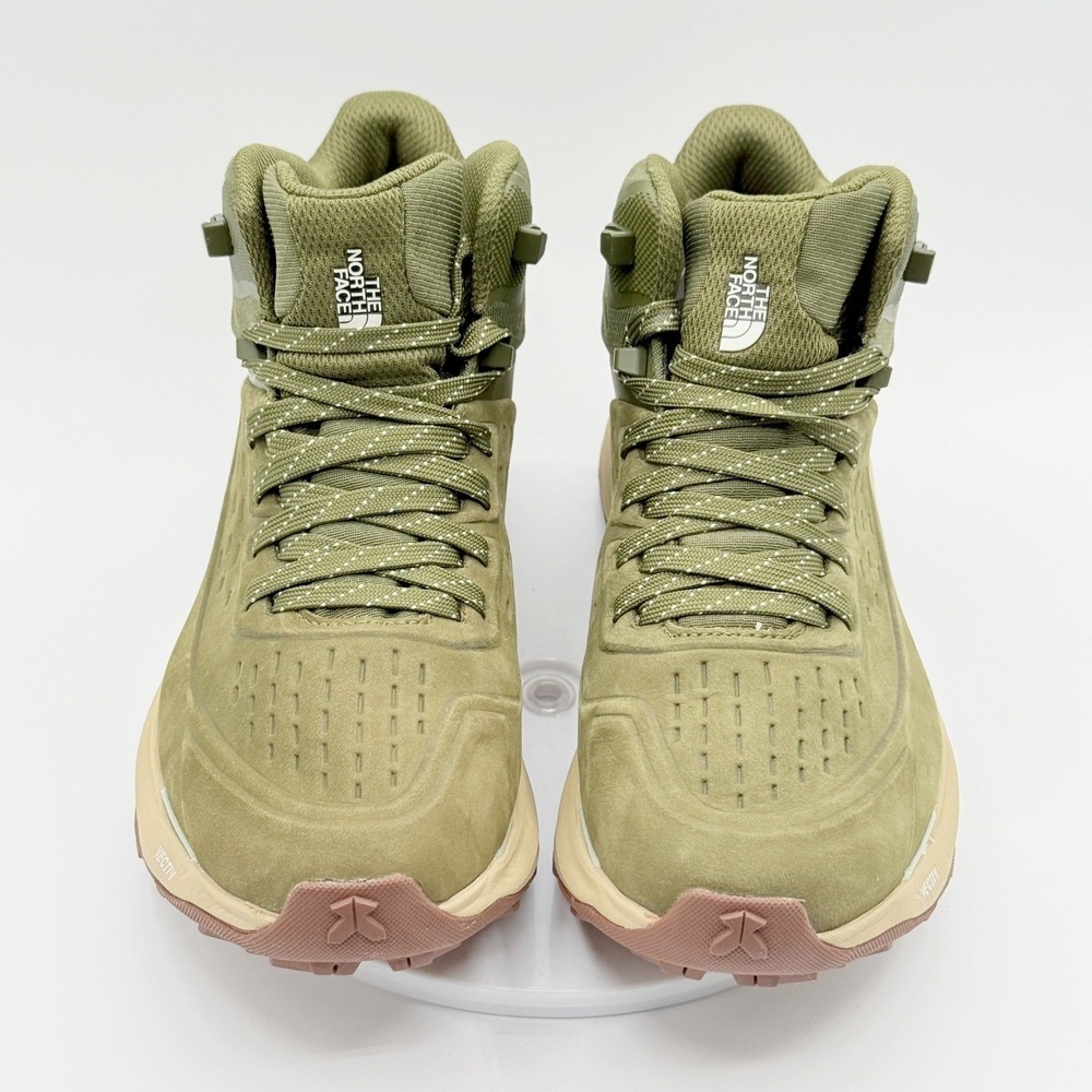 The North Face Womens Vectiv Exploris 2 Mid Futurelight Leather Size 9 Olive - Picture 3 of 11